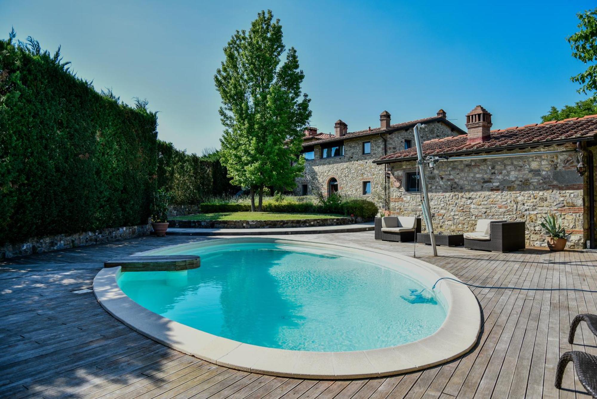 Appartamento In Villa Con Piscina - Mhateria Relais Rignano sullʼArno エクステリア 写真